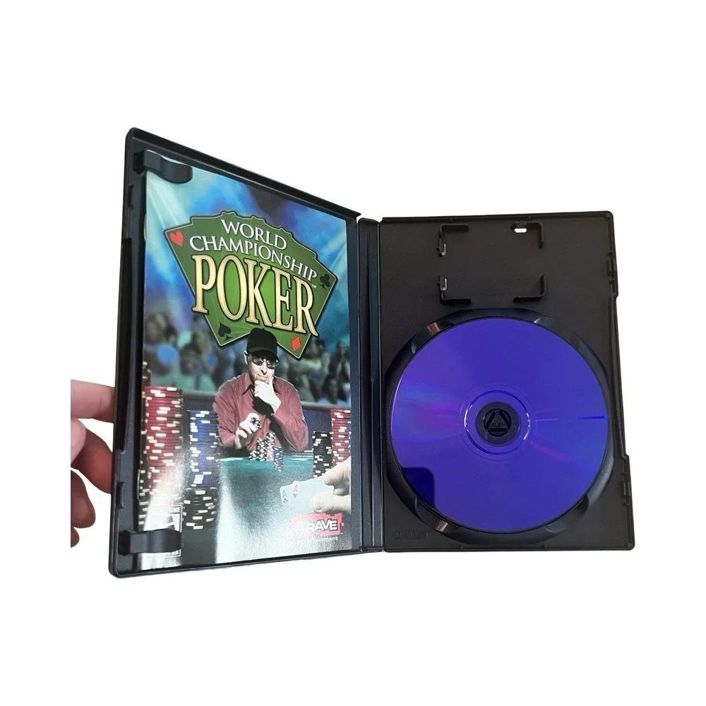 World Championship Poker Sony PlayStation 2 PS2 Crave‎ 2004 CIB Complete Manual